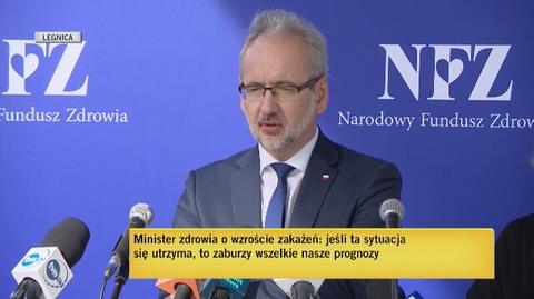 Minister zdrowia o obostrzeniach 1 listopada