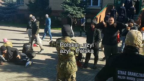 Na nagraniu słychać, jak migranci proszą o azyl w Polsce. Straż Graniczna: co innego mówili nam