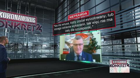 "Nie ma wirusa, który został wyizolowany, więc nie ma celu dla szczepionki"? Dr Grzesiowski tłumaczy