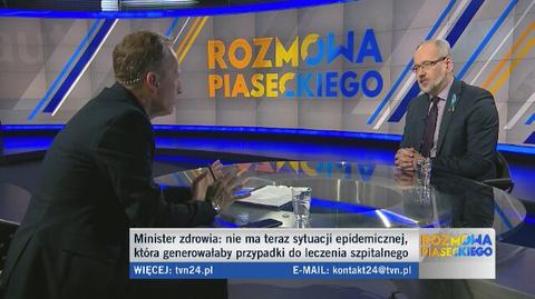 Niedzielski: chcemy stan epidemii zmienić na stan zagrożenia epidemicznego