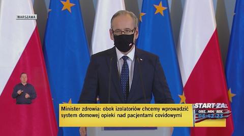 Niedzielski o dopuszczeniu testów antygenowych do weryfikowania zachorowania na COVID-19