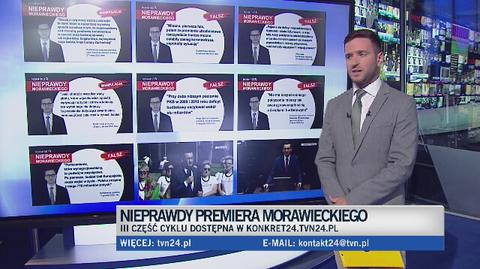Nieprawdy premiera Morawieckiego. III część cyklu Konkret24