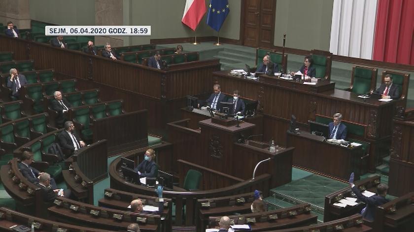 Nietypowe zachowanie podczas posiedzenia Sejmu