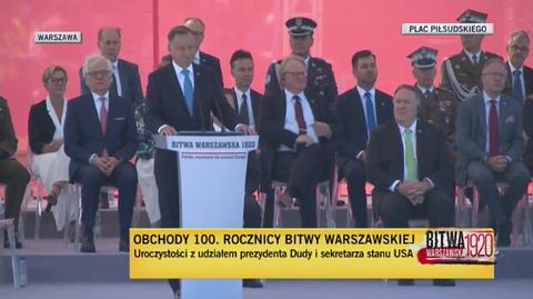 Obchody rocznicy Bitwy Warszawskiej. Duda: oddajemy hołd wszystkim poległym za ojczyznę