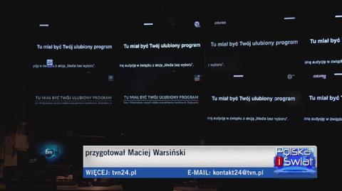 Ogólnopolski protest mediów kontra rząd