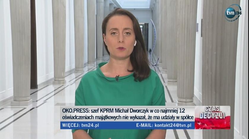 Oświadczenie Michała Dworczyka po publikacji OKO.press