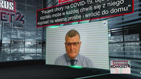 Pacjent chory na COVID-19, będący w szpitalu, może w każdej chwili się z niego wypisać na własną prośbę i wrócić do domu? Odpowiada dr Grzesiowski