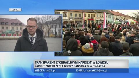 Pan Mirosław: przyznałem, że zrobiłem plakat, wyraziłem skruchę