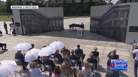 Plany odbudowy Pałacu Saskiego w Warszawie 
