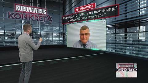 Po przejściu COVID-19 nie można się już zaszczepić przeciwko grypie? Odpowiada doktor Grzesiowski