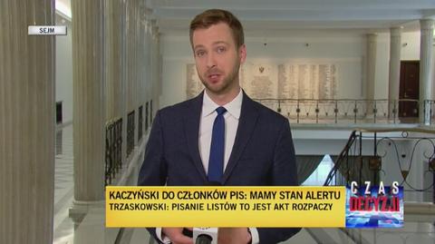 Polityczne reakcje na list Jarosława Kaczyńskiego do członków PiS