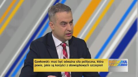 Poseł lewicy Krzysztof Gawkowski o obowiązku szczepień przeciwko COVID-19