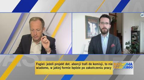 Poseł PiS Radosław Fogiel o zakazie aborcji