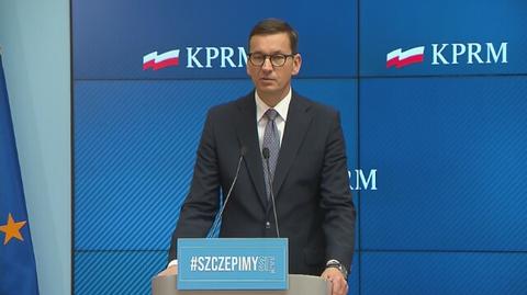 Premier: bardzo poważnie rozważymy obowiązkowe szczepienia w służbie zdrowia