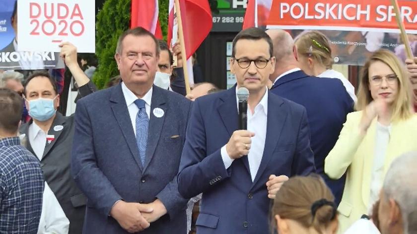 Premier Mateusz Morawiecki o prywatyzacji przedsiębiorstw w Warszawie
