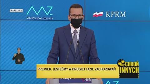 Premier Morawiecki: na dzisiaj nie widzimy takiej konieczności, żeby wprowadzać obowiązek nauki w trybie zdalnym