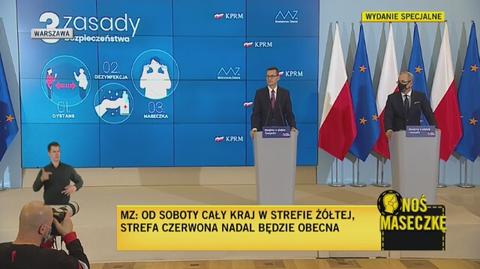 Premier: wtedy kiedy wspominałem, że sytuacja jest łagodniejsza, rzeczywiście była łagodniejsza