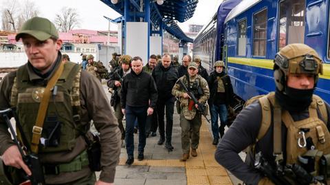 Prezydent Andrzej Duda i prezydenci państw bałtyckich z wizytą w Kijowie