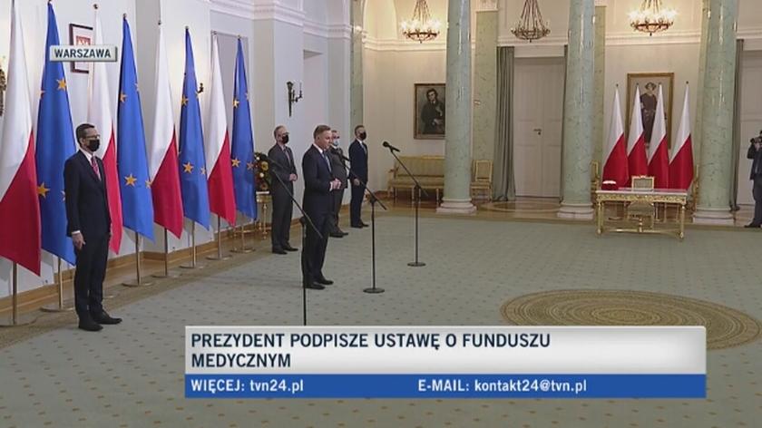 Prezydent Andrzej Duda podpisał ustawę o Funduszu Medycznym