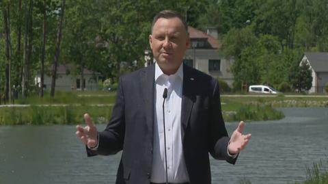 Prezydent Andrzej Duda zachęca do budowania oczek wodnych