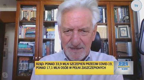 Prof. Horban o obowiązkowych szczepieniach dla wybranych grup zawodowych