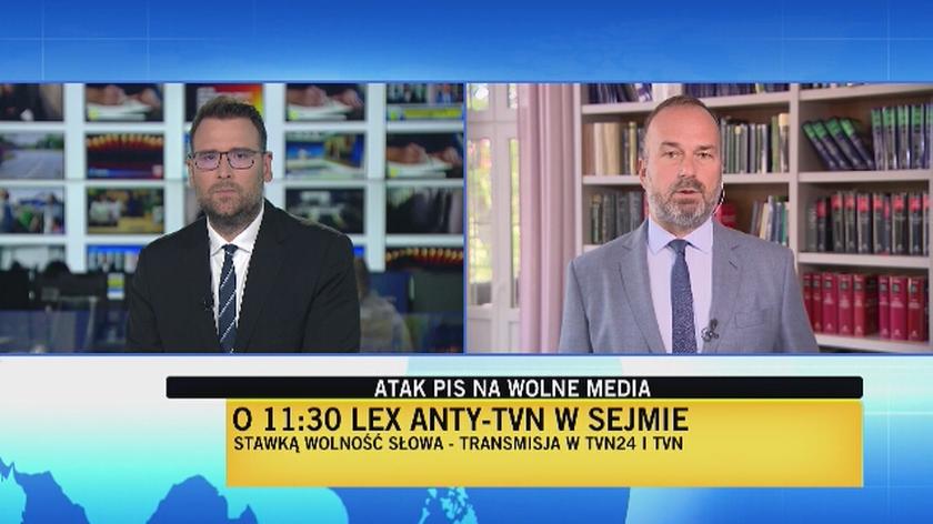 Prof. Maciej Gutowski o sprawie lex anty-TVN i koncesji dla TVN24