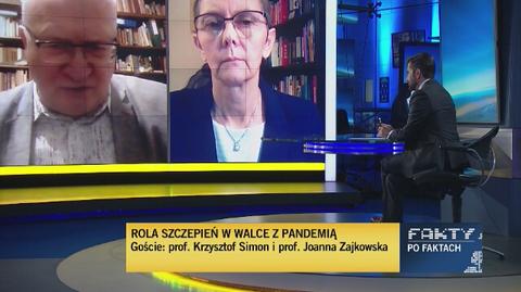 Prof. Simon: jedynym sposobem postępowania , żeby przełamać ten niekorzystny trend, jest szczepienie