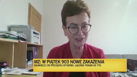 Profesor Boroń-Kaczmarska: Wszelkie skupiska, w których nie przestrzegamy podstawowych zasad bezpieczeństwa, są ryzykowne 