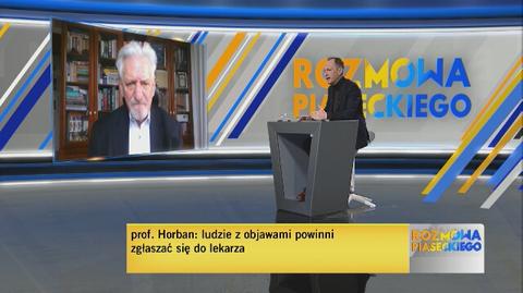 Profesor Horban: Nadal istnieje grupa osób, która uważa, że nie ma żadnego wirusa