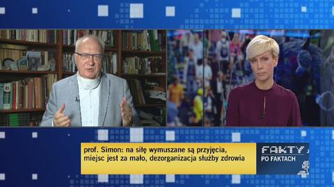 Profesor Krzysztof Simon o obecnej sytuacji epidemiologicznej