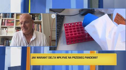 Profesor Tyll Krueger o wariancie Delta koronawirusa