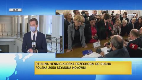 Przejście Hennig-Kloski do Ruchu Polska 2050 oznacza możliwość utworzenia koła poselskiego ugrupowania w Sejmie