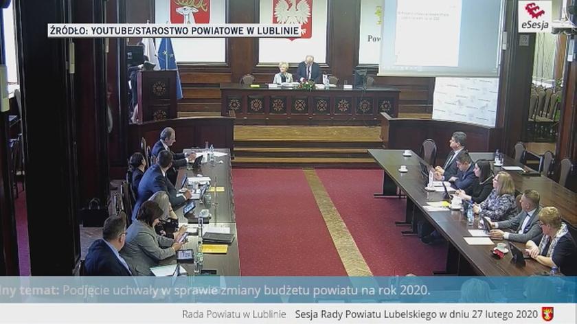 Rada Powiatu Lubelskiego o poprawkach do budżetu 