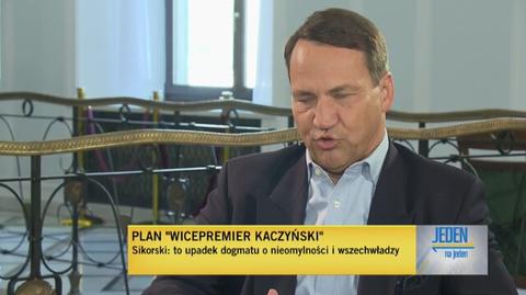 Radosław Sikorski ocenia Jarosława Kaczyńskiego 