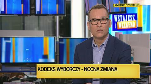 Rozmowa z Mikołajem Małeckim o nocnych zmianach w Kodeksie wyborczym