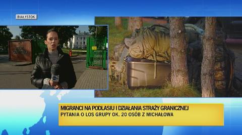 Rzeczniczka Straży Granicznej na Podlasiu: migranci z Michałowa zostali odesłani na granicę i obecnie znajdują się na Białorusi