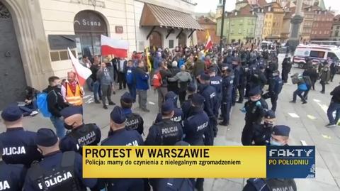 Rzecznik prasowy stołecznej policji o "strajku przedsiębiorców"