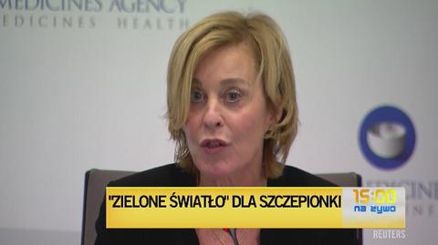 Sabine Straus: Bezpieczeństwo i skuteczność szczepionki będą nadal monitorowane. Korzyści są większe, niż ryzyko