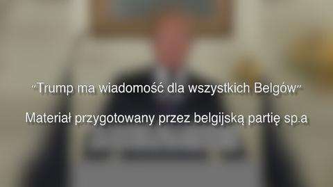 Spot typu deepfake przygotowany przez belgijską partię sp.a