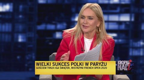 Świątek: Gdy usłyszałam publiczność, pomyślałam, że sama mogę się dobrze bawić tym meczem