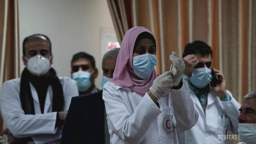 Szczepienia przeciw koronawirusowi w Strefie Gazy 