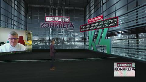 Szczepionka na grypę podnosi ryzyko zakażenia koronawirusem o 36 procent? Odpowiada doktor Grzesiowski