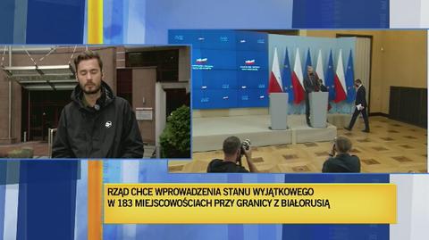 Temat Litwy i Łotwy pojawił się m.in. w programie "Wstajesz i wiesz" w TVN24