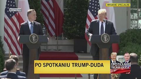 Trump: podczas spotkania potwierdziliśmy wagę naszego sojuszu