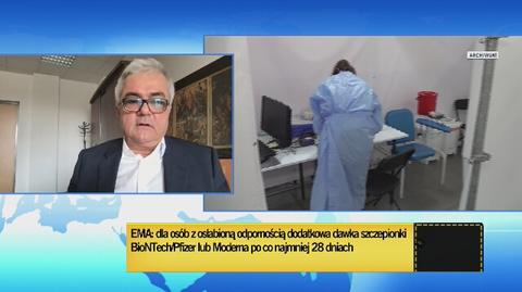 Trzecia dawka szczepionki na koronawirusa. Profesor Andrzej Fal: na razie szczepimy tych najbardziej potrzebujących