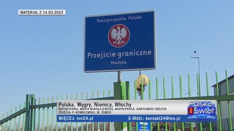 Uchodźcy z Ukrainy uciekają przez Polskę do innych krajów Unii Europejskiej