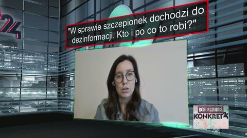 "W sprawie szczepionek dochodzi do dezinformacji. Kto i po co to robi?"