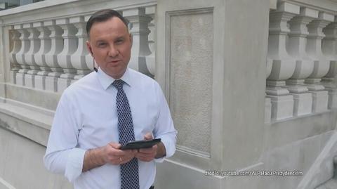 "Walczą z ostrym cieniem mgły". Andrzej Duda nagrał #hot16challenge2