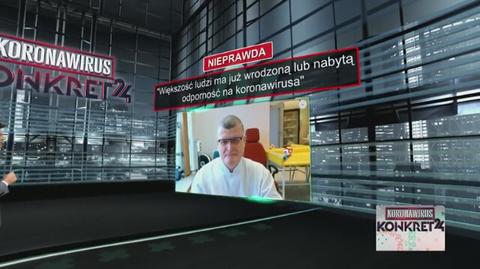 Większość ludzi ma już wrodzoną lub nabytą odporność na koronawirusa? Odpowiada doktor Grzesiowski