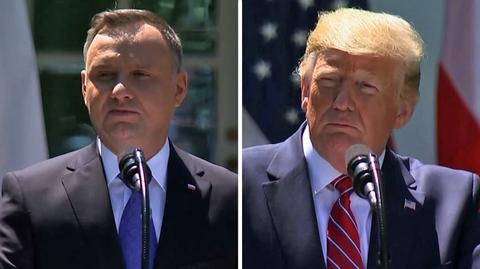 Wspólna deklaracja i wielkie zakupy. Andrzej Duda spotkał się z Donaldem Trumpem